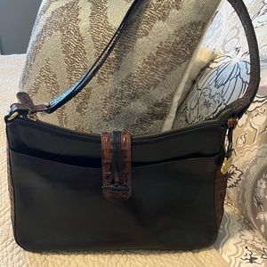 Brahmin croc handbag crossbody/shoulderbag